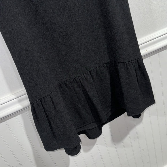 Charles Henry dress black lined sleeveless - Picture 3 of 4